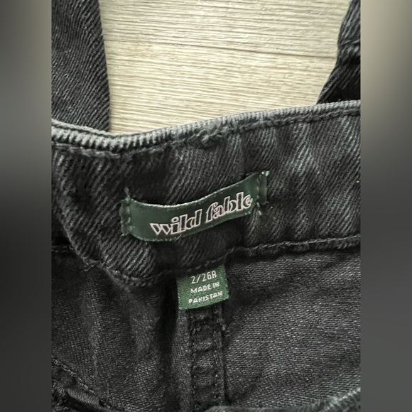 Wild Fable High Rise Black Ripped Jeans - Picture 3 of 5